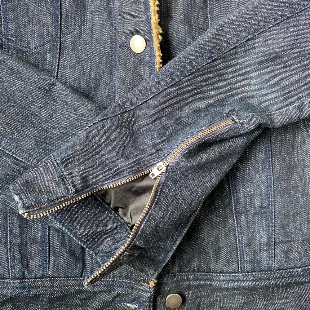 Sherpa lined denim jacket!